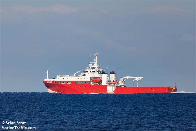 stoker (Offshore Support Vessel) - IMO 9707998, MMSI 503000098, Call Sign VJN4918 under the flag of Australia