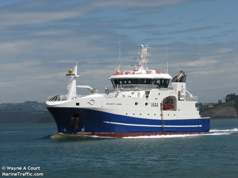 antarctic aurora (Fishing Vessel) - IMO 9876244, MMSI 503526000, Call Sign VKAA under the flag of Australia