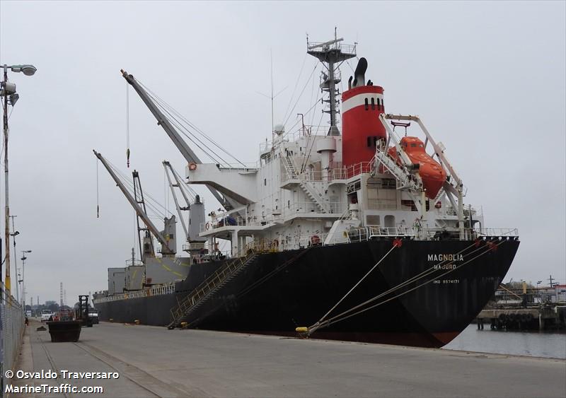 magnolia (Bulk Carrier) - IMO 9574171, MMSI 538007691, Call Sign V7GZ4 under the flag of Marshall Islands