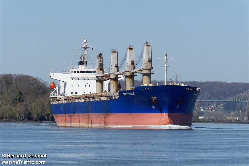 bald eagle (General Cargo Ship) - IMO 9400904, MMSI 538008024, Call Sign V7TM5 under the flag of Marshall Islands