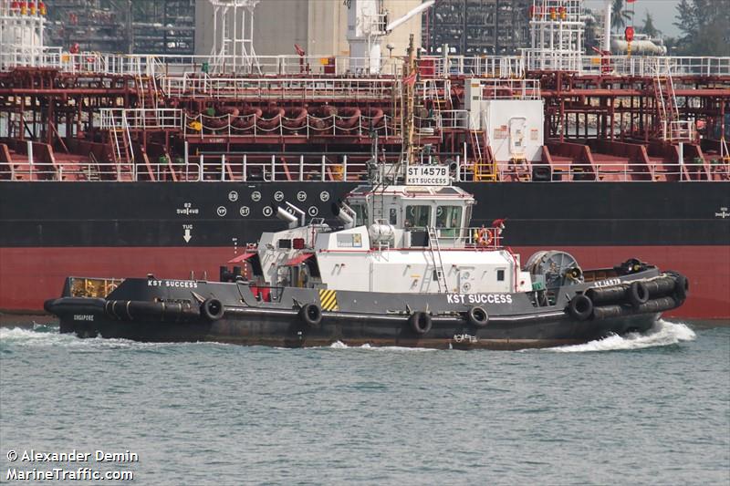 kst success (Tug) - IMO 9568304, MMSI 563024910, Call Sign 9V2066 under the flag of Singapore