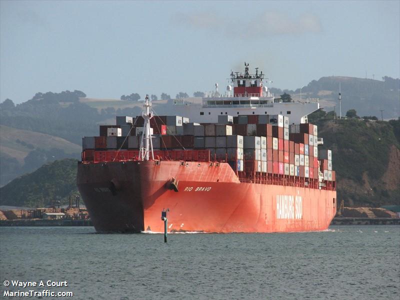 rio bravo (Container Ship) - IMO 9348091, MMSI 563050300, Call Sign 9V8092 under the flag of Singapore