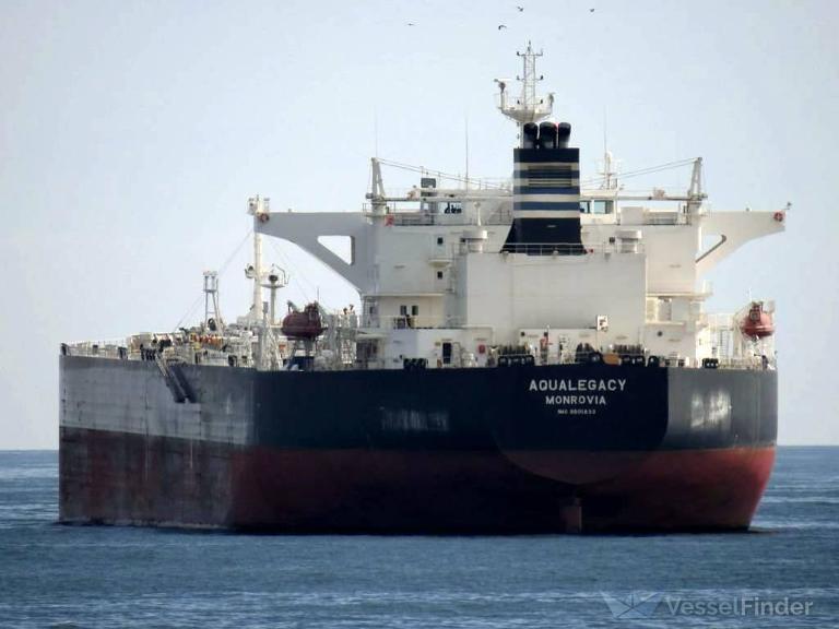 aqualegacy (Crude Oil Tanker) - IMO 9601833, MMSI 636015178, Call Sign A8ZC7 under the flag of Liberia