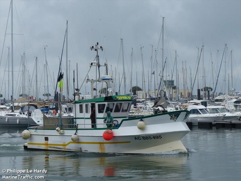 fv zephir iii (Fishing vessel) - IMO , MMSI 227303130, Call Sign FO 4026 under the flag of France