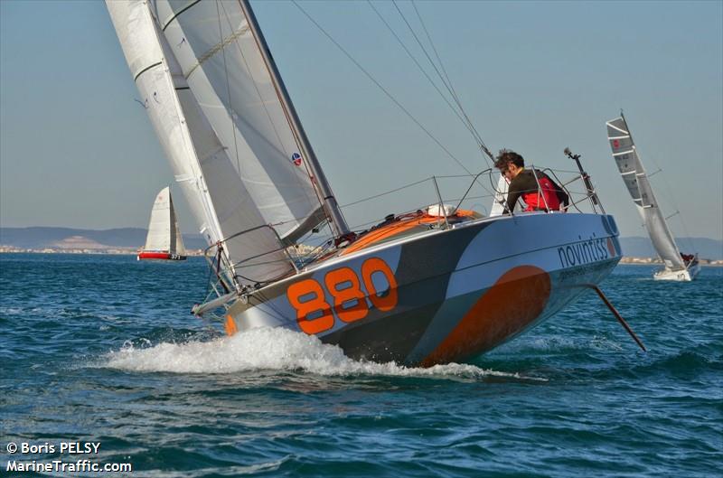 solo sailor novintis (Sailing vessel) - IMO , MMSI 227350390, Call Sign FAC8318 under the flag of France