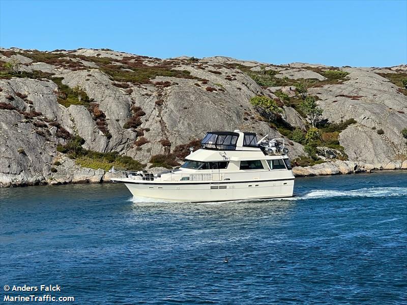 captain darling (Pleasure craft) - IMO , MMSI 257074830, Call Sign LFPT under the flag of Norway