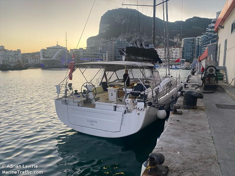eugenia (Pleasure craft) - IMO , MMSI 257077780, Call Sign LD3895 under the flag of Norway