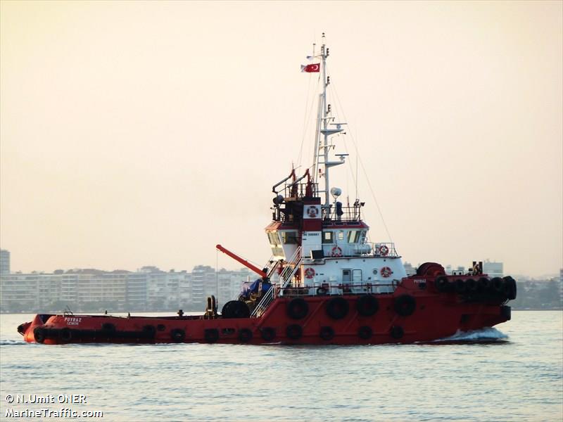 poyraz (Towing vessel) - IMO , MMSI 271002343, Call Sign TCCX2 under the flag of Turkey