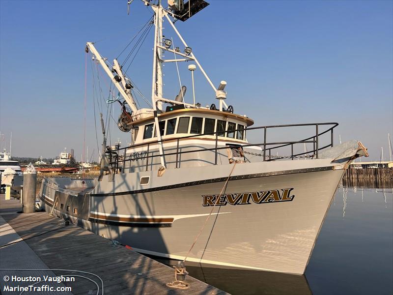 fv revival (Fishing vessel) - IMO , MMSI 366933360, Call Sign WDI2314 under the flag of United States (USA)