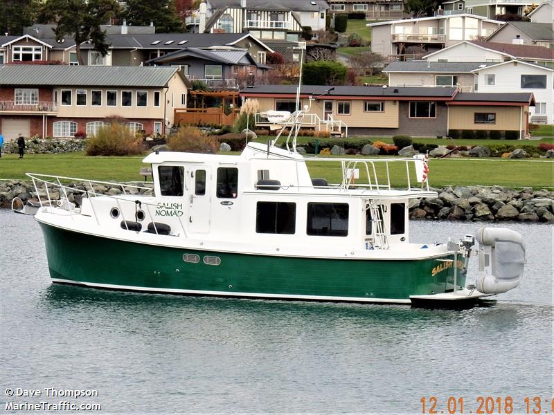 salish nomad (Pleasure craft) - IMO , MMSI 368067910, Call Sign WDK5746 under the flag of United States (USA)