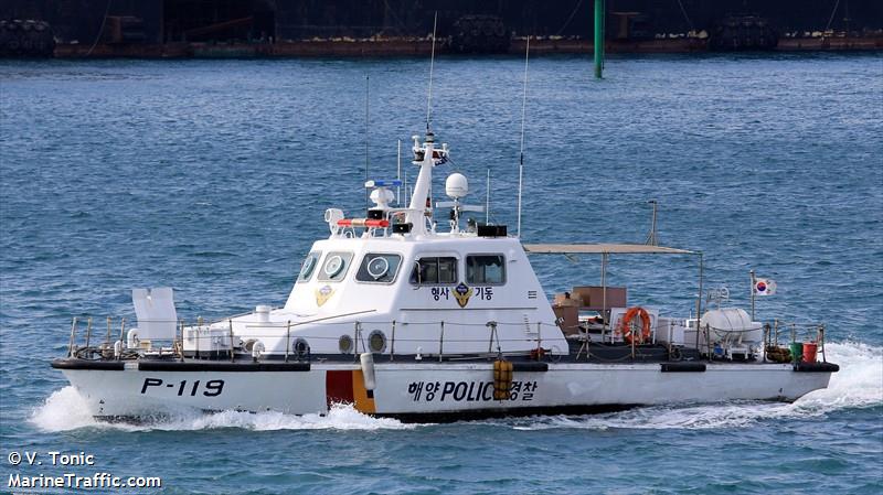 p-119 (Unknown) - IMO , MMSI 440101170, Call Sign 6M819 under the flag of Korea