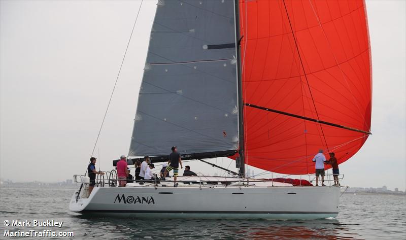 moana (Sailing vessel) - IMO , MMSI 503046040, Call Sign VL841 under the flag of Australia