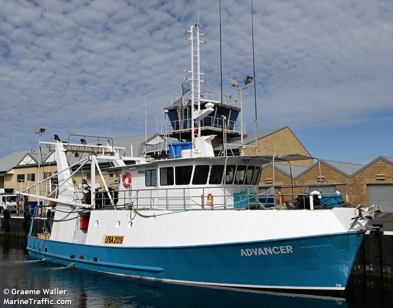 advancer (Fishing vessel) - IMO , MMSI 503080770, Call Sign VNW4475 under the flag of Australia