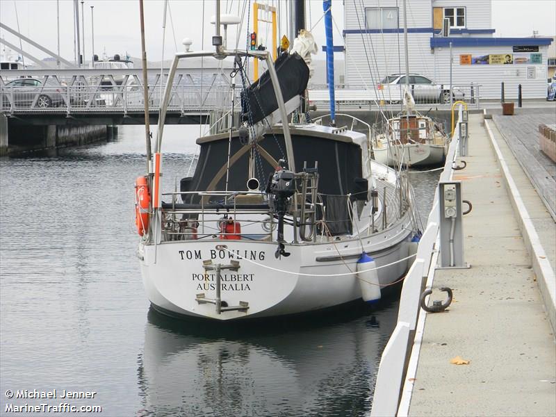 tom bowling (Sailing vessel) - IMO , MMSI 503650700, Call Sign VJN3915 under the flag of Australia