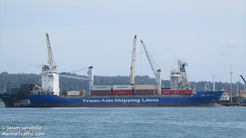 mv trans-asia 17 (Container Ship) - IMO 9196345, MMSI 548654500, Call Sign DUH4426 under the flag of Philippines