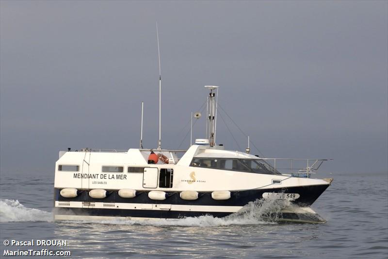 f.vmendiantdelamer (Fishing vessel) - IMO , MMSI 227702720, Call Sign FGF2541 under the flag of France