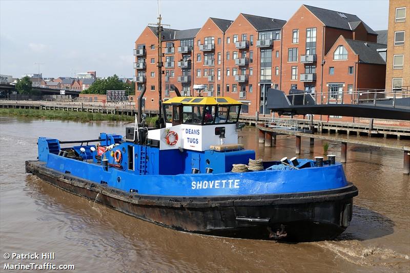shovette (-) - IMO , MMSI 232031441, Call Sign MIIW2 under the flag of United Kingdom (UK)