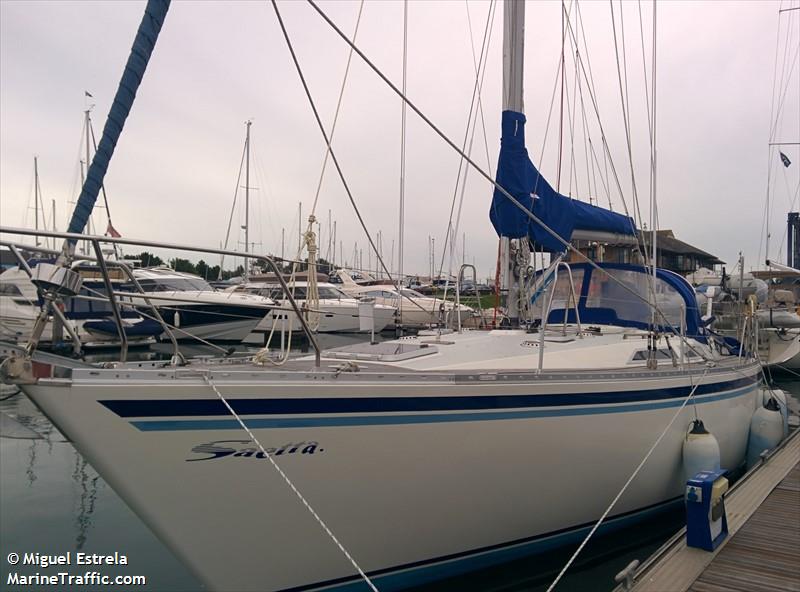 saetta (Sailing vessel) - IMO , MMSI 235028151, Call Sign MCDQ7 under the flag of United Kingdom (UK)