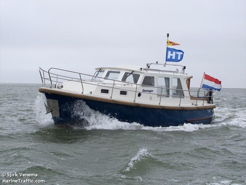 dwinger (Pleasure craft) - IMO , MMSI 244030030, Call Sign PD8813 under the flag of Netherlands