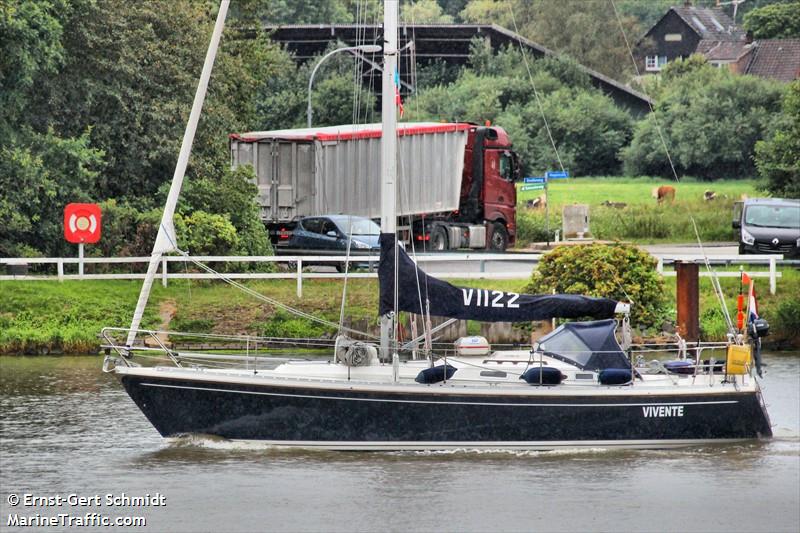 vivente (Sailing vessel) - IMO , MMSI 244670994, Call Sign PC8569 under the flag of Netherlands