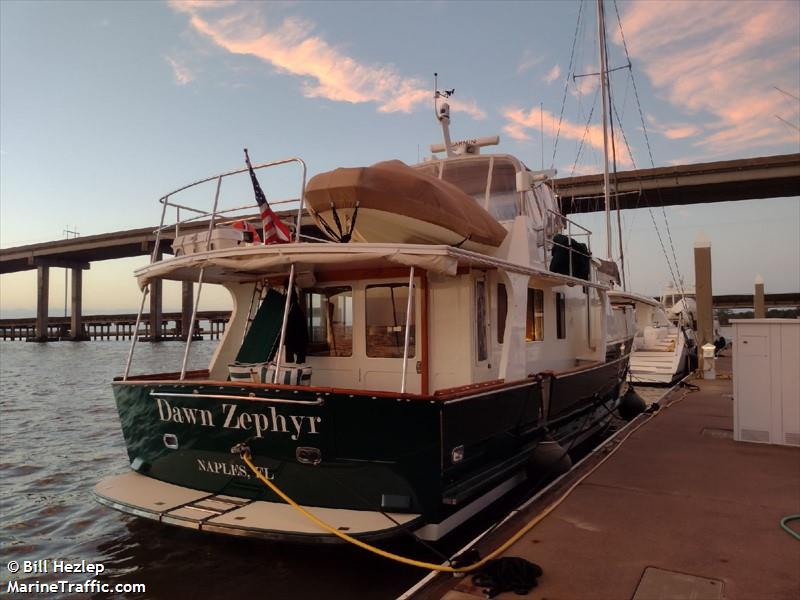 dawn zepher (Pleasure craft) - IMO , MMSI 338234753 under the flag of USA