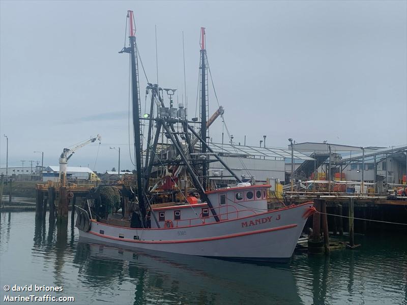 mandy j (Fishing vessel) - IMO , MMSI 367664180, Call Sign WDD9047 under the flag of United States (USA)