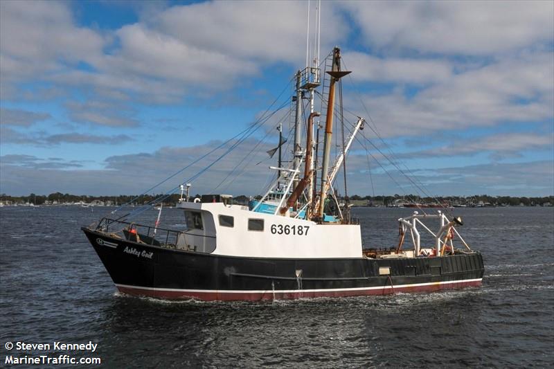 ashley gail (Fishing vessel) - IMO , MMSI 367712240, Call Sign WDI5801 under the flag of United States (USA)
