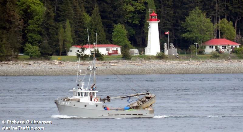 lucas (Fishing vessel) - IMO , MMSI 368016410, Call Sign WDJ8439 under the flag of United States (USA)