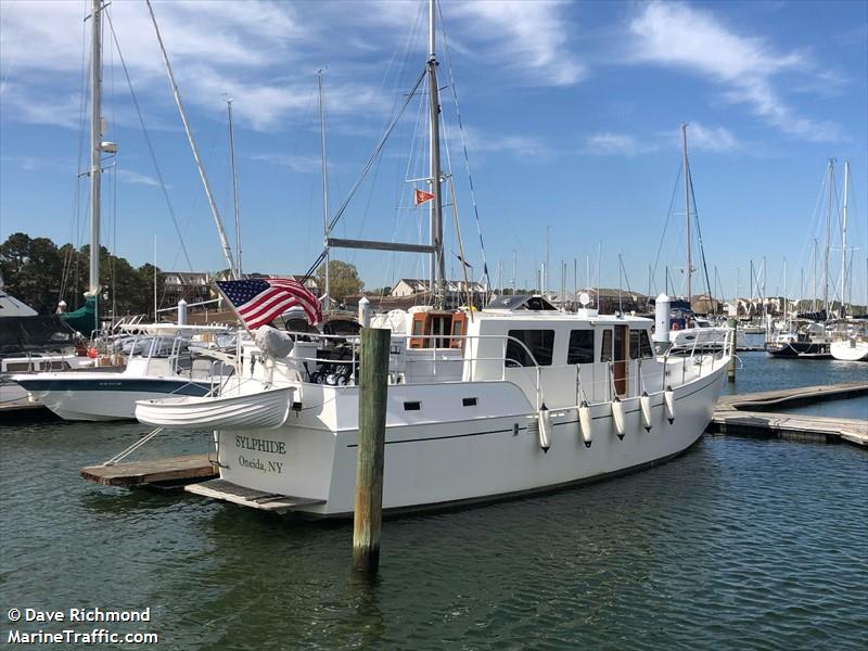 sylphide (Pleasure craft) - IMO , MMSI 368167690, Call Sign WDL8235 under the flag of United States (USA)