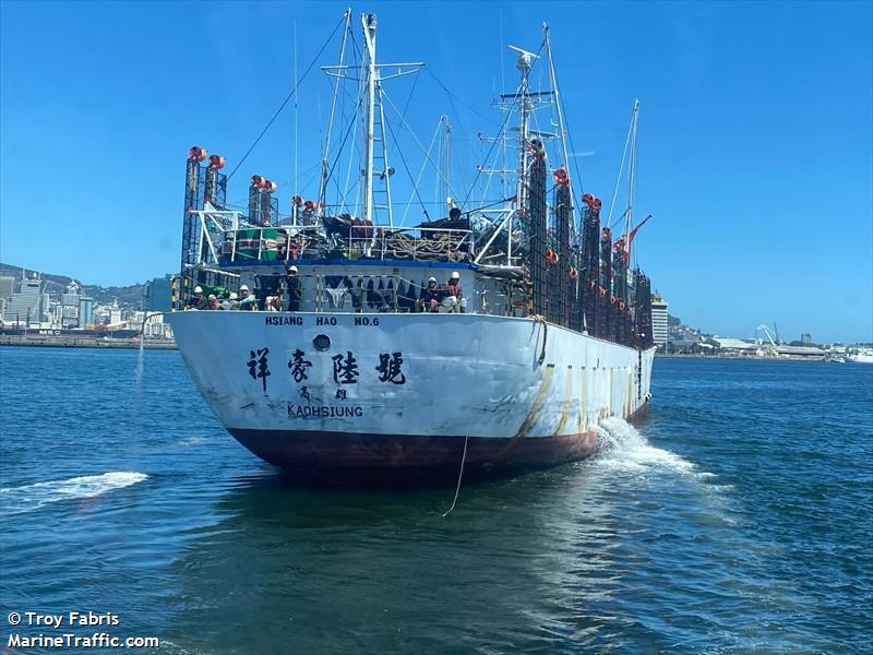 hsiang hao no6 (Fishing Vessel) - IMO , MMSI 416536000, Call Sign B12494 under the flag of Taiwan
