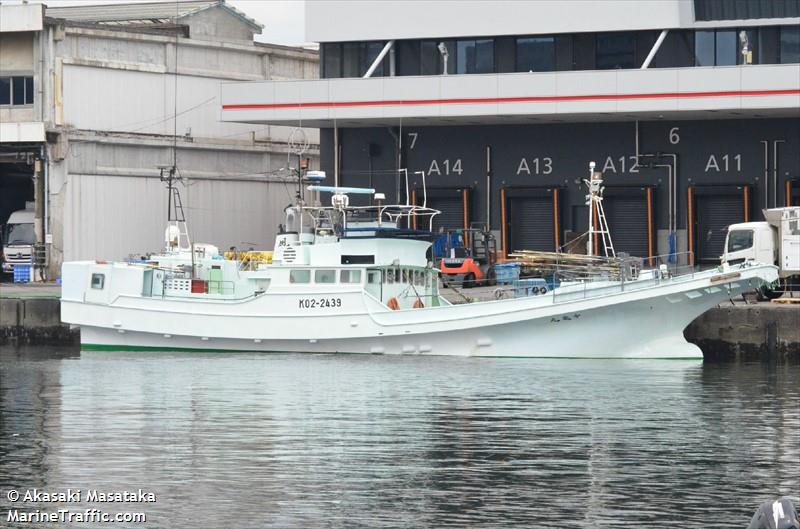 nakakamemaru (Fishing vessel) - IMO , MMSI 431501588 under the flag of Japan