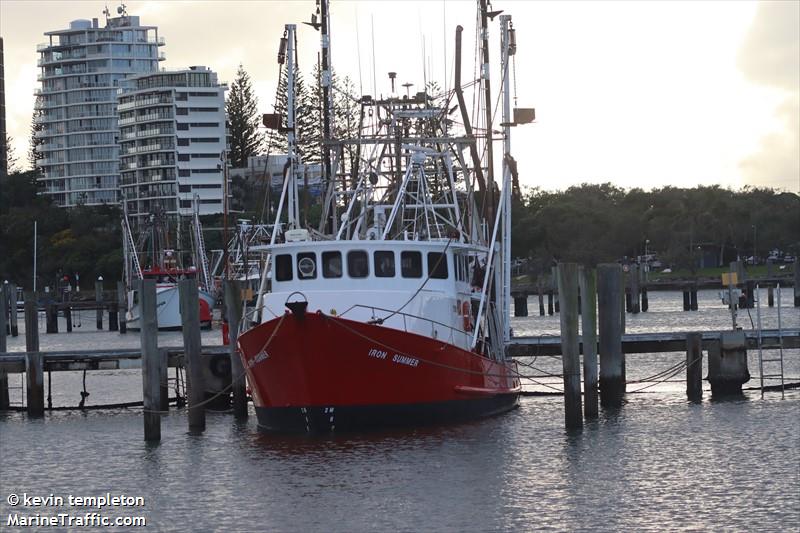 iron summer (Fishing vessel) - IMO , MMSI 503025450, Call Sign VJQ6110 under the flag of Australia