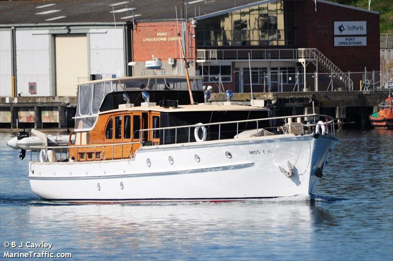miss eve (Pleasure craft) - IMO , MMSI 503025840 under the flag of Australia