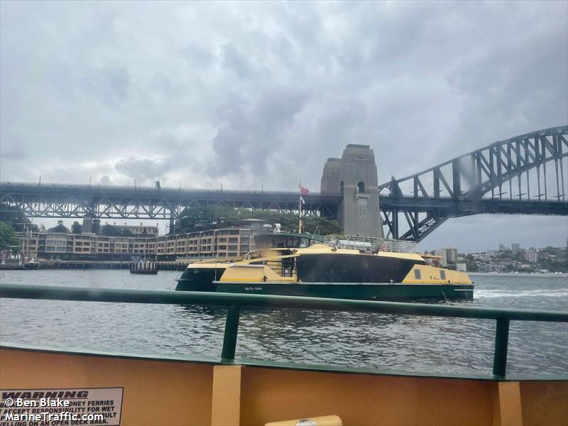 ruth park (Passenger ship) - IMO , MMSI 503106750, Call Sign 457593 under the flag of Australia