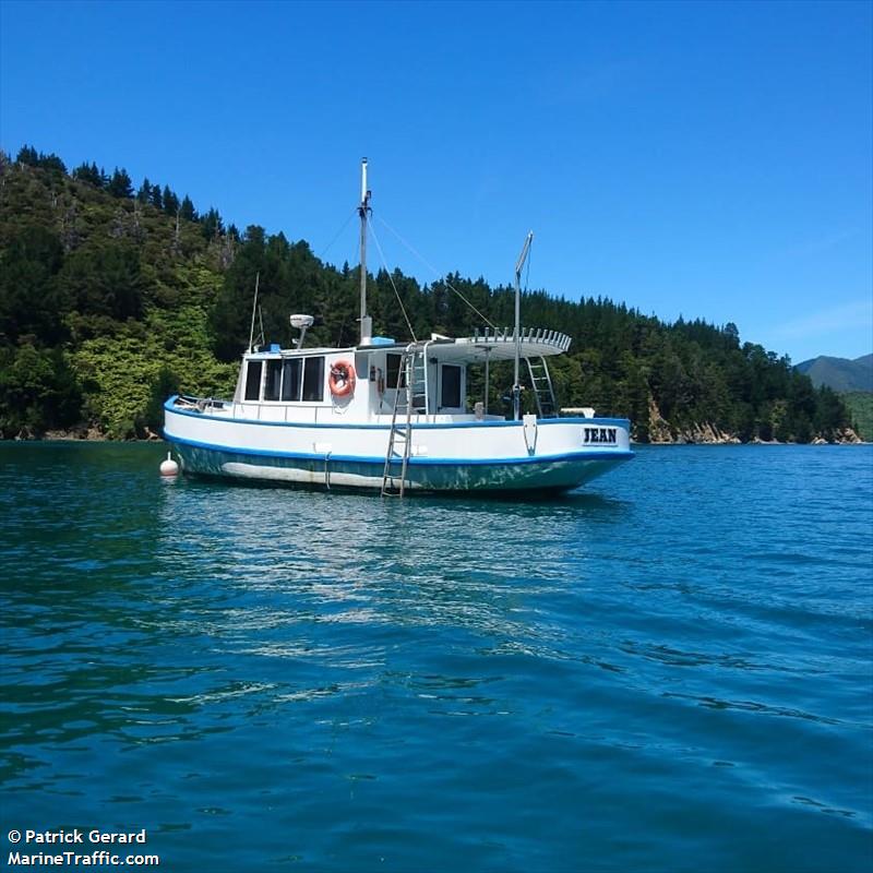 jean (Pleasure craft) - IMO , MMSI 512004011, Call Sign ZMU3614 under the flag of New Zealand