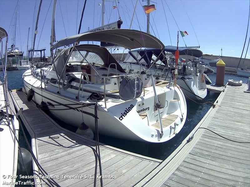 cristina (Sailing vessel) - IMO , MMSI 211791540 under the flag of Germany