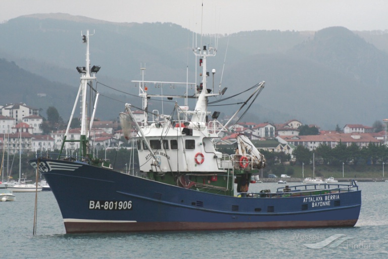 fv attalaya berria (Fishing vessel) - IMO 8537140, MMSI 228315000, Call Sign FHCB under the flag of France