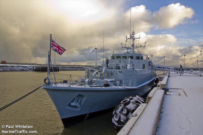 hms blyth (Naval/Naval Auxiliary) - IMO 4906800, MMSI 234572000, Call Sign GCUN under the flag of United Kingdom (UK)