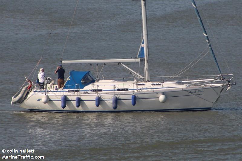april star (Sailing vessel) - IMO , MMSI 235003004 under the flag of United Kingdom (UK)