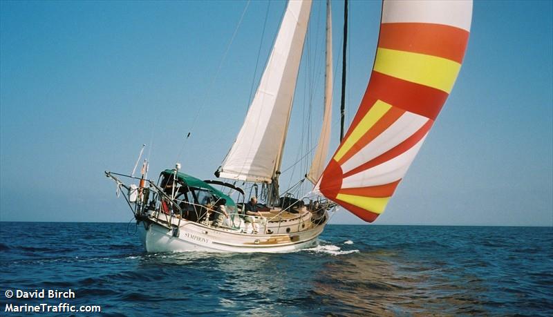 symphony (Sailing vessel) - IMO , MMSI 235082107, Call Sign 2DUI6 under the flag of United Kingdom (UK)