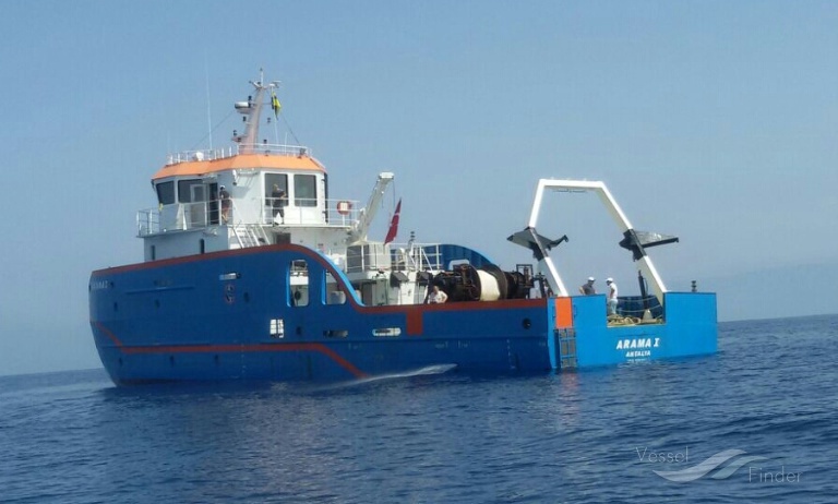 akdeniz arastirma1 (Fishing Support Vessel) - IMO 9711004, MMSI 271043856, Call Sign TCA3161 under the flag of Turkey
