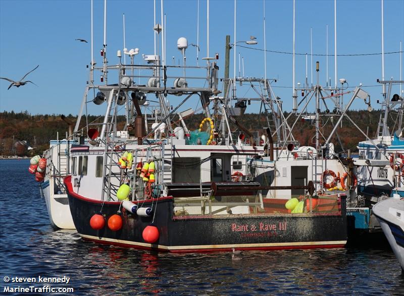 rant rave iii (Fishing vessel) - IMO , MMSI 316028514 under the flag of Canada