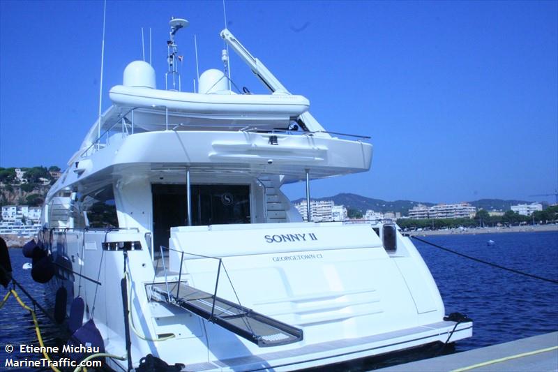 sonny ii (Pleasure craft) - IMO , MMSI 319089800, Call Sign ZGFG2 under the flag of Cayman Islands
