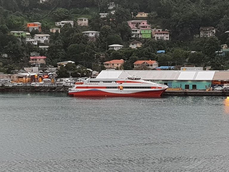 perle express (Passenger/Ro-Ro Cargo Ship) - IMO 9592903, MMSI 329002300, Call Sign FHRG under the flag of Guadeloupe