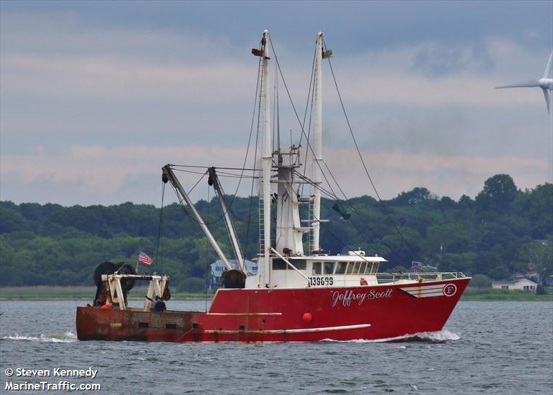 jeffrey scott (Fishing vessel) - IMO , MMSI 367095720, Call Sign WDI6993 under the flag of United States (USA)