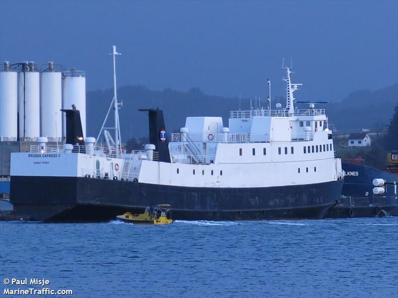 bequia express 2 (Passenger/Ro-Ro Cargo Ship) - IMO 7608758, MMSI 377901132, Call Sign J8RB2 under the flag of St Vincent & Grenadines