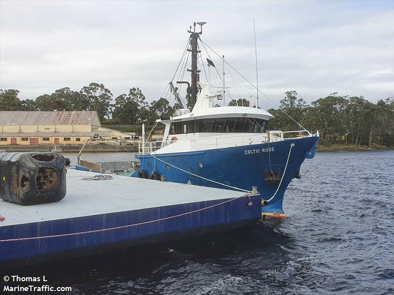celtic rose (Fishing vessel) - IMO , MMSI 503061860, Call Sign VZS3931 under the flag of Australia