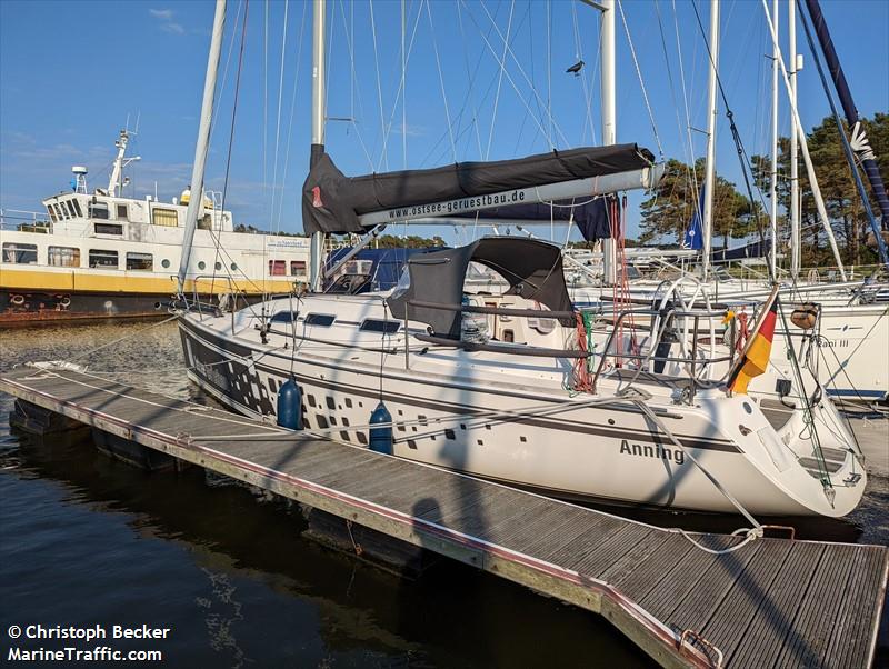 thea (Sailing vessel) - IMO , MMSI 211658120, Call Sign DG4327 under the flag of Germany