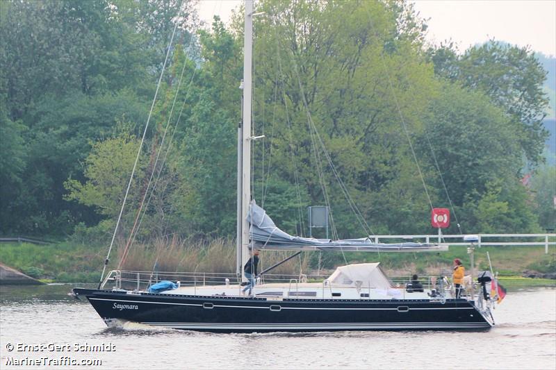 sy sayonara (Sailing vessel) - IMO , MMSI 211772430, Call Sign DKMK under the flag of Germany