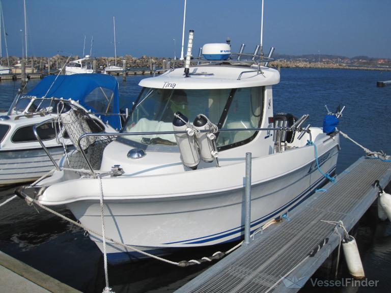 tina (Pleasure craft) - IMO , MMSI 219025152, Call Sign XPH3969 under the flag of Denmark